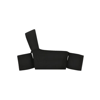 Schwarze Elastan-Tanktops