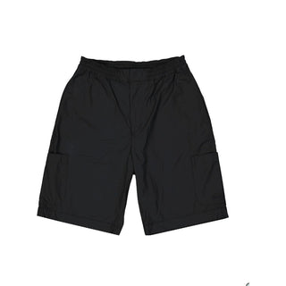 Schwarze Baumwollshorts
