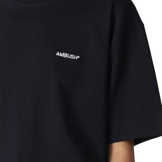 Schwarzes Baumwoll-T-Shirt