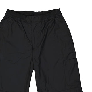 Schwarze Baumwollshorts