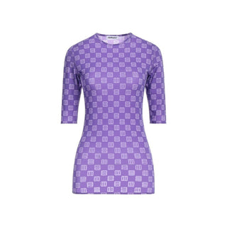 Mehrfarbiges Elastan-T-Shirt