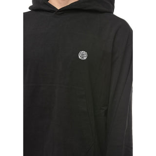 Schwarzes Baumwoll-Sweatshirt