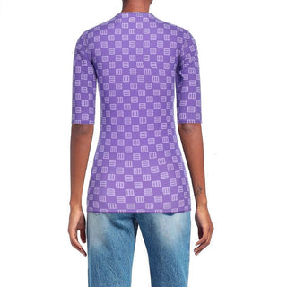 Camiseta morada de elastano