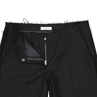 Bermudas negras de lana virgen