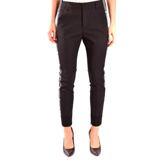 Pantalones de vestir de lana negra