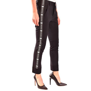 Pantalones de vestir de lana negra