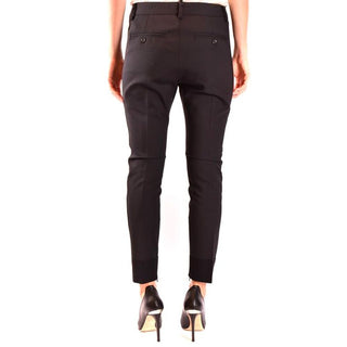 Pantalones de vestir de lana negra