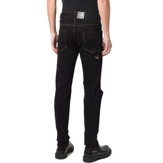 Jeans de algodón negro