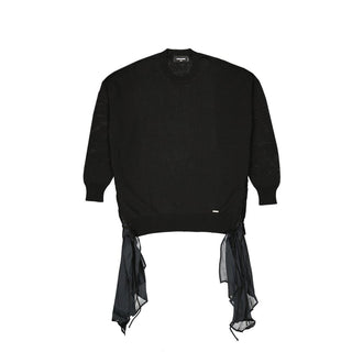 Sudadera de algodón negro
