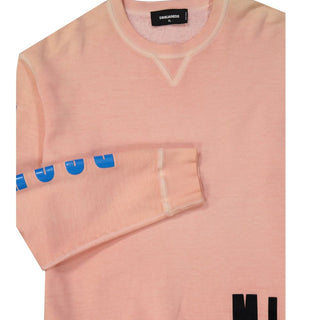 Orange Cotton Sweatshirt