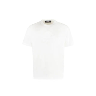 Camiseta de algodón blanca