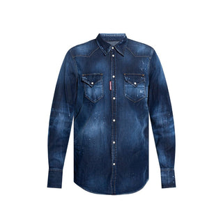Blaues Jeanshemd