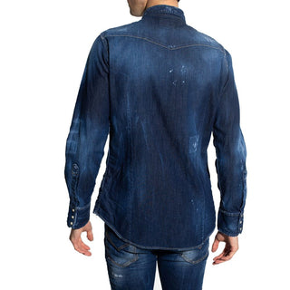 Blaues Jeanshemd