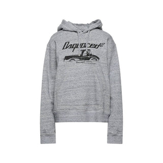 Graues Baumwoll-Sweatshirt