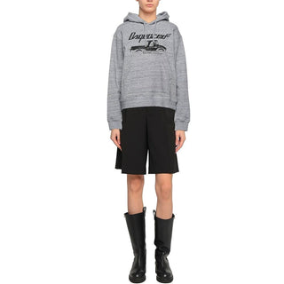 Graues Baumwoll-Sweatshirt