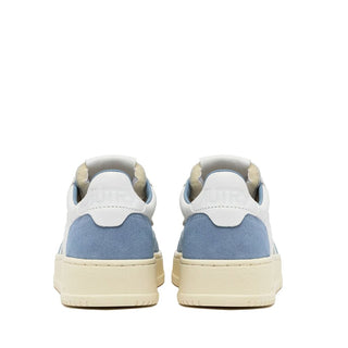 White Leather Low Top Sneakers