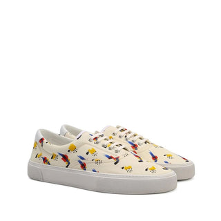 White Canvas Sneakers