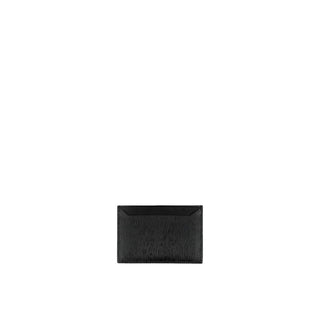 Cartera de piel de becerro negra
