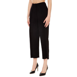 Schwarze Freizeithose aus Viskose