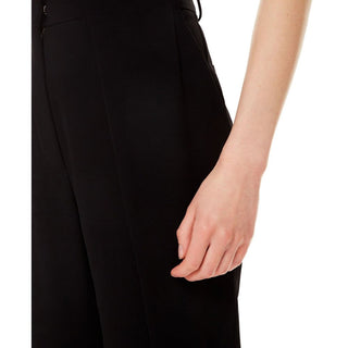 Schwarze Freizeithose aus Viskose