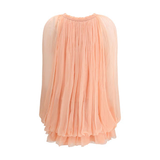 Multicolor Silk Casual Dress
