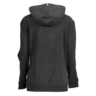 Schwarzes Baumwoll-Sweatshirt
