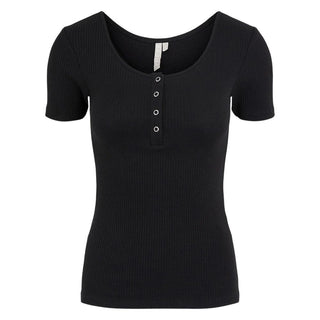 Camisetas sin mangas negras de algodón