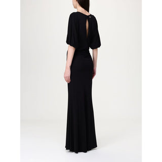Vestido casual de elastano negro