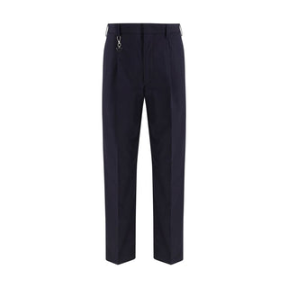 Blaue Freizeithose aus Baumwolle