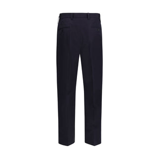 Blaue Freizeithose aus Baumwolle