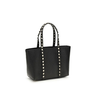 Bolso de hombro Bos Taurus de piel de becerro negra