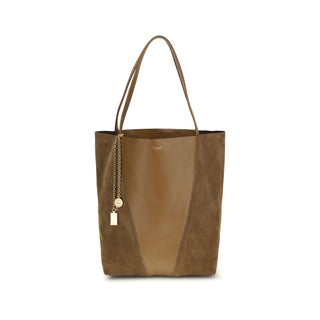 Beige Calf Leather Bos Taurus Shoulder Bag