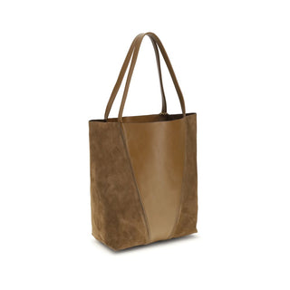 Beige Calf Leather Bos Taurus Shoulder Bag