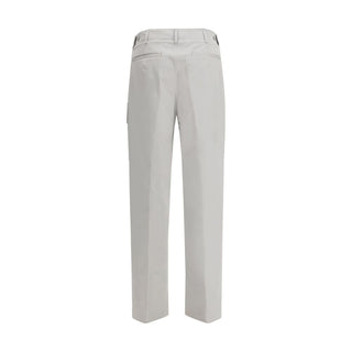 Silberne Baumwoll-Cargohose