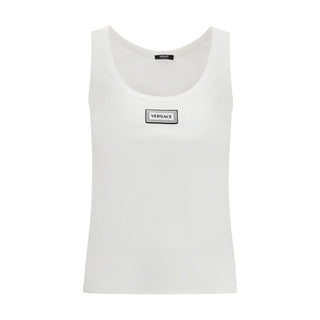 Camisetas sin mangas blancas de algodón
