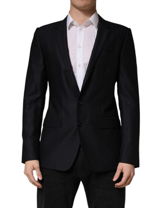 Blue MARTINI Single Breasted Jacket Blazer