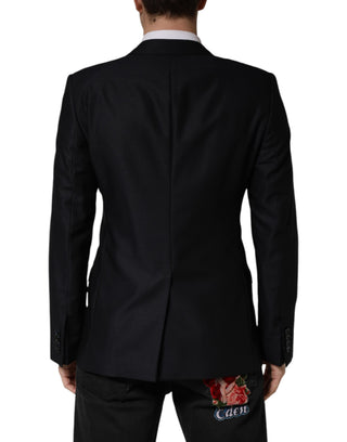 Blue MARTINI Single Breasted Jacket Blazer