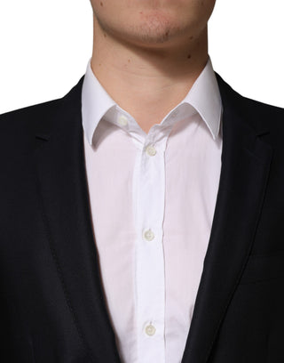 Blue MARTINI Single Breasted Jacket Blazer