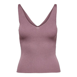 Camisetas sin mangas de nylon morado