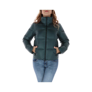 Zweifarbige Nylon-Shell-Jacke