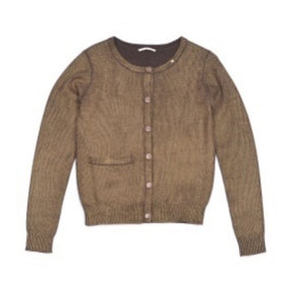 Brauner Wollcardigan