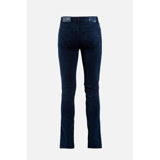 Jeans azules de algodón denim