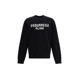 Black Cotton Sweatshirt