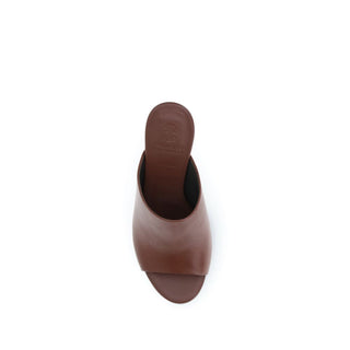 Brown Calf Leather Bos Taurus Sandals