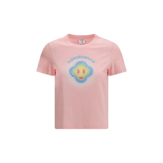 Camiseta de algodón multicolor