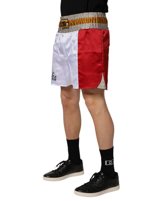 Bermudas de poliéster multicolor Italia