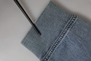 Blauer Baumwoll-Kapuzenpullover mit Logo