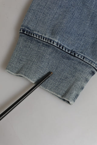 Blaues Kapuzen-Sweatshirt mit Baumwoll-Logo