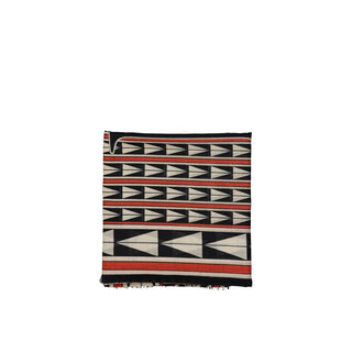 Black Wool Foulard