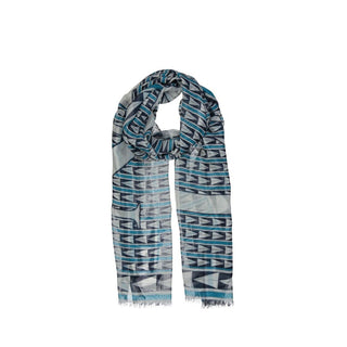 Blue Wool Foulard